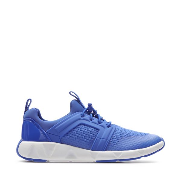 Clarks Girls Nova Elite Trainers Blue | USA-7832904